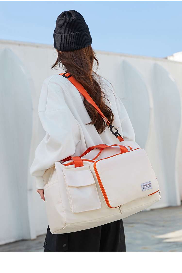 大容量マルチポケットボストンバッグ 30L