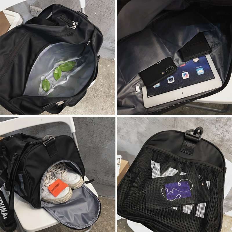 スポーティ メッシュ ボストンバッグ