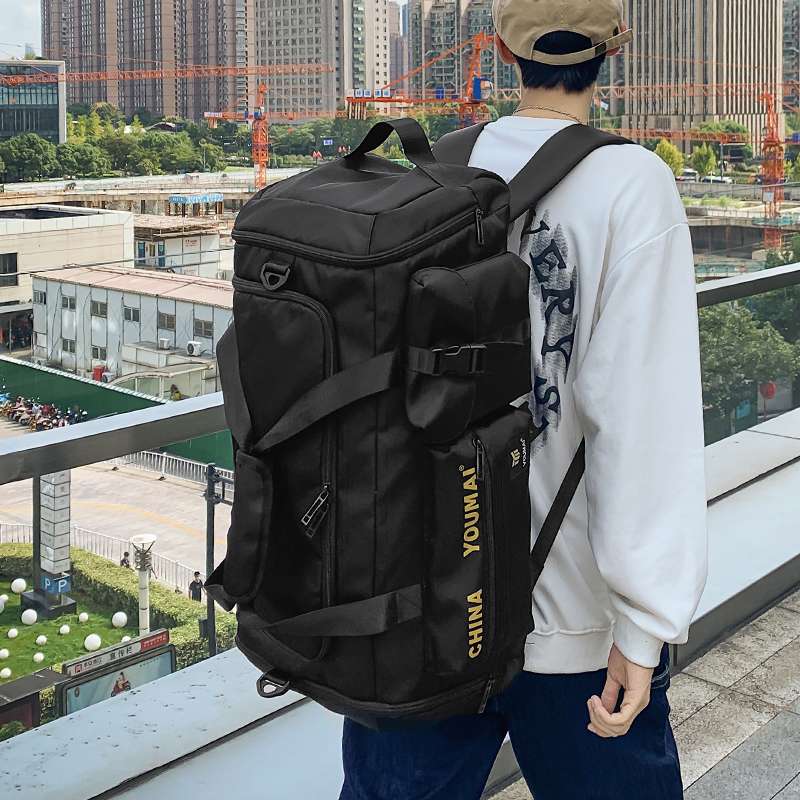 多機能スポーツボストンバッグ 旅行用 大容量 55L