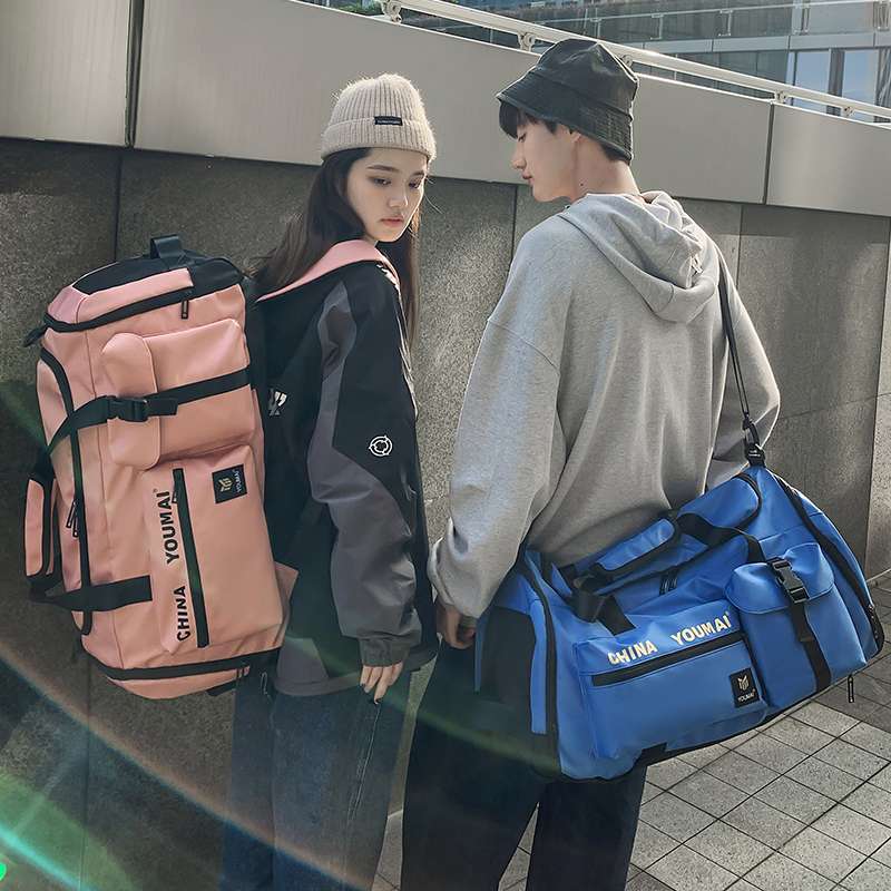 多機能スポーツボストンバッグ 旅行用 大容量 55L