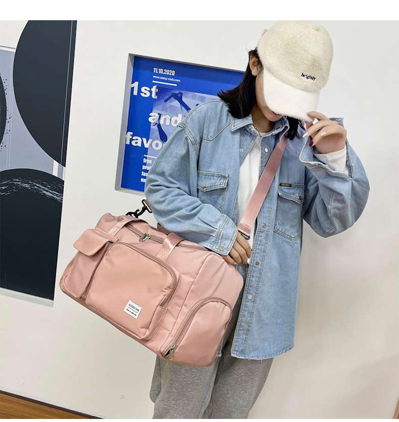 マルチポケット付き大容量ボストンバッグ 25L