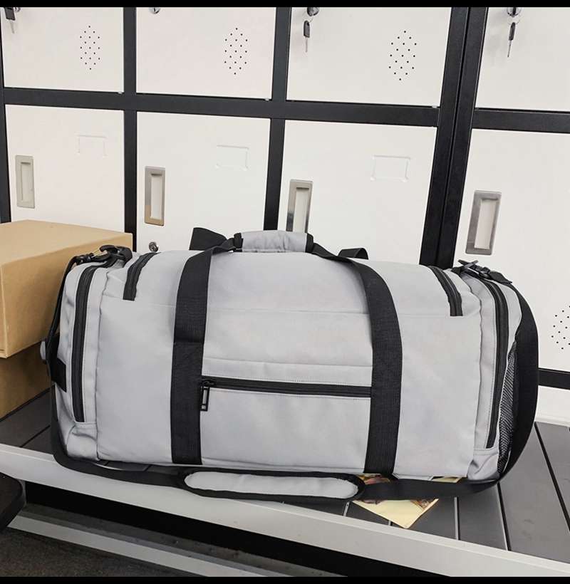 多機能ポケット付き大容量ボストンバッグ 40L
