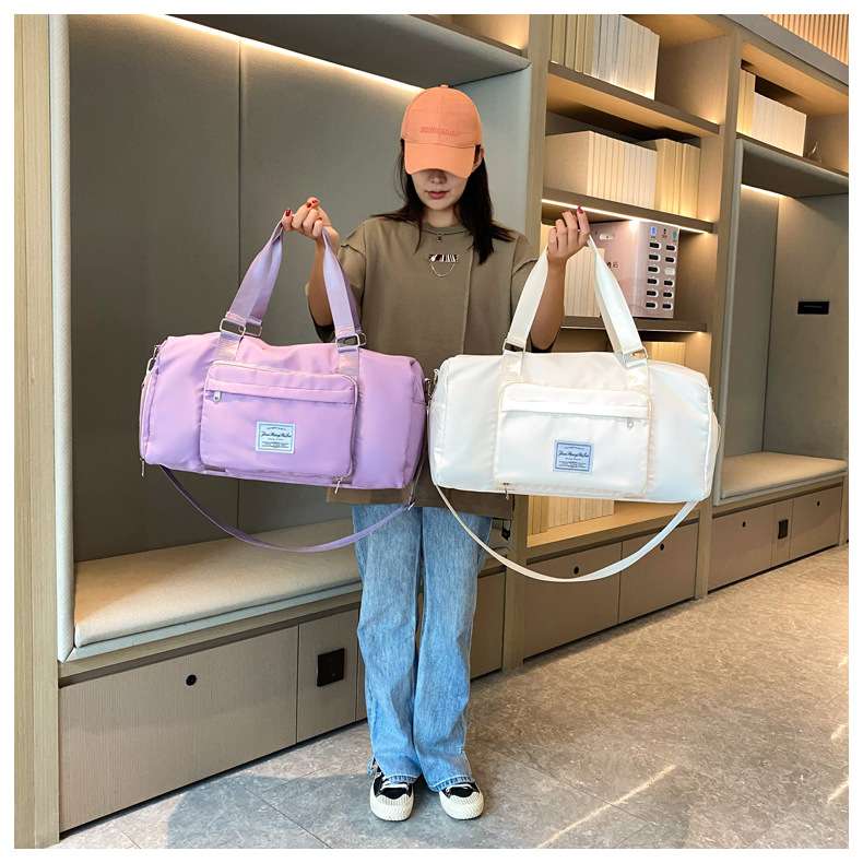 多機能シューズ収納付き旅行ボストンバッグ 30L