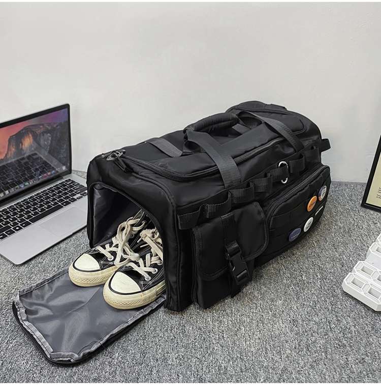 多機能ポケット付き大容量ボストンバッグ リュックにもなる2WAY 40L