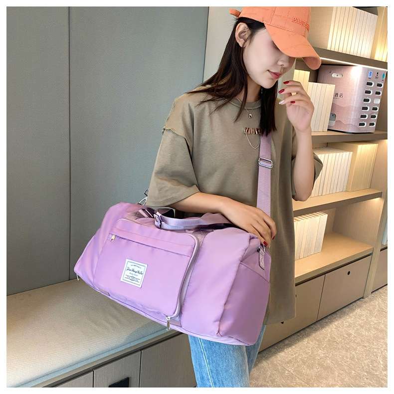 多機能シューズ収納付き旅行ボストンバッグ 30L