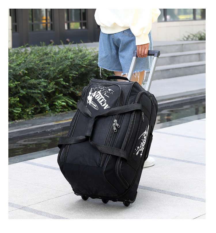 多機能キャリーボストンバッグ