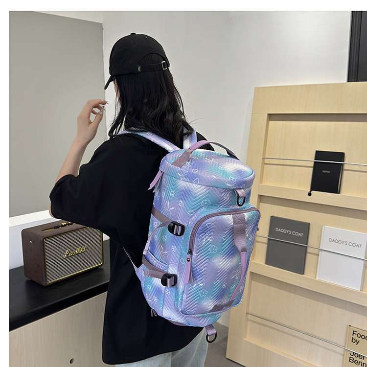 ホログラム風デザインボストンバッグ 25L