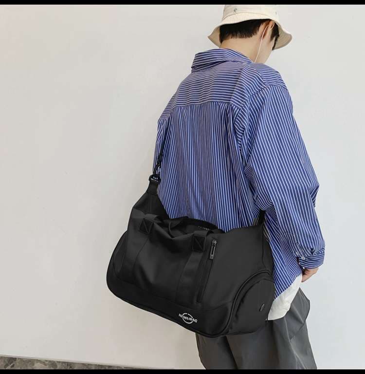 大容量シンプルボストンバッグ 修学旅行 30L