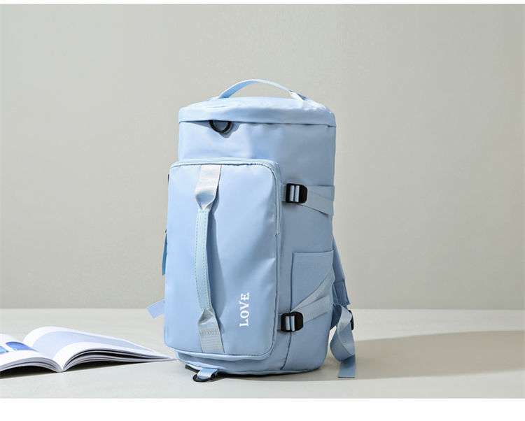 ボストンバッグ 多機能ポケット付き大容量トラベルバッグ 全8色展開 25L