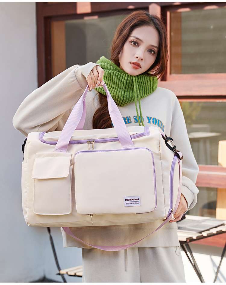 大容量マルチポケットボストンバッグ 30L