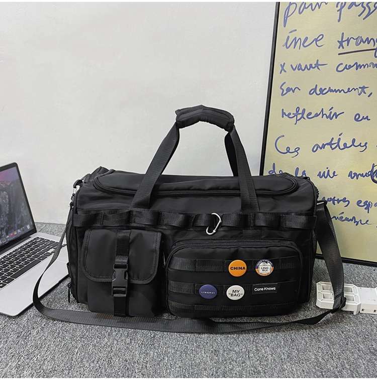 多機能ポケット付き大容量ボストンバッグ リュックにもなる2WAY 40L