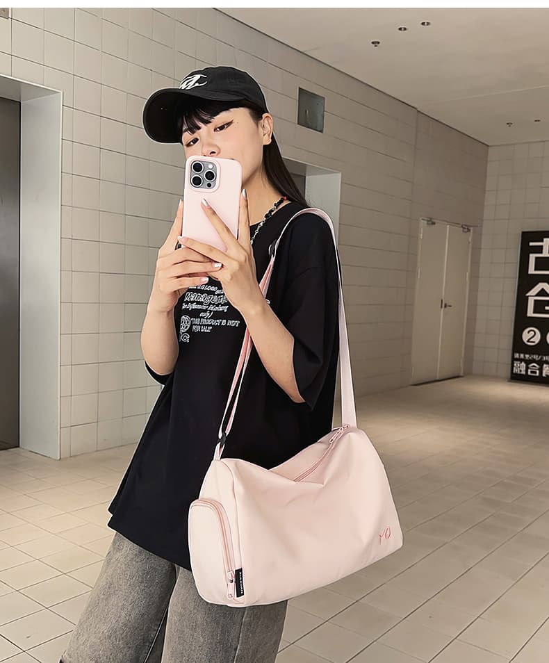 ボストンバッグ 軽やか旅行ミニボストン パステルカラー 4色展開
