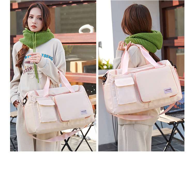 大容量マルチポケットボストンバッグ 30L