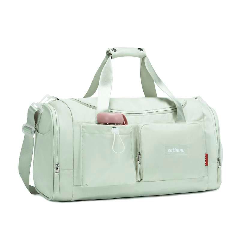 多機能ポケット付き大容量ボストンバッグ 35L