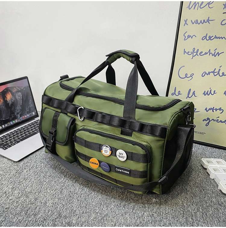多機能ポケット付き大容量ボストンバッグ リュックにもなる2WAY 40L