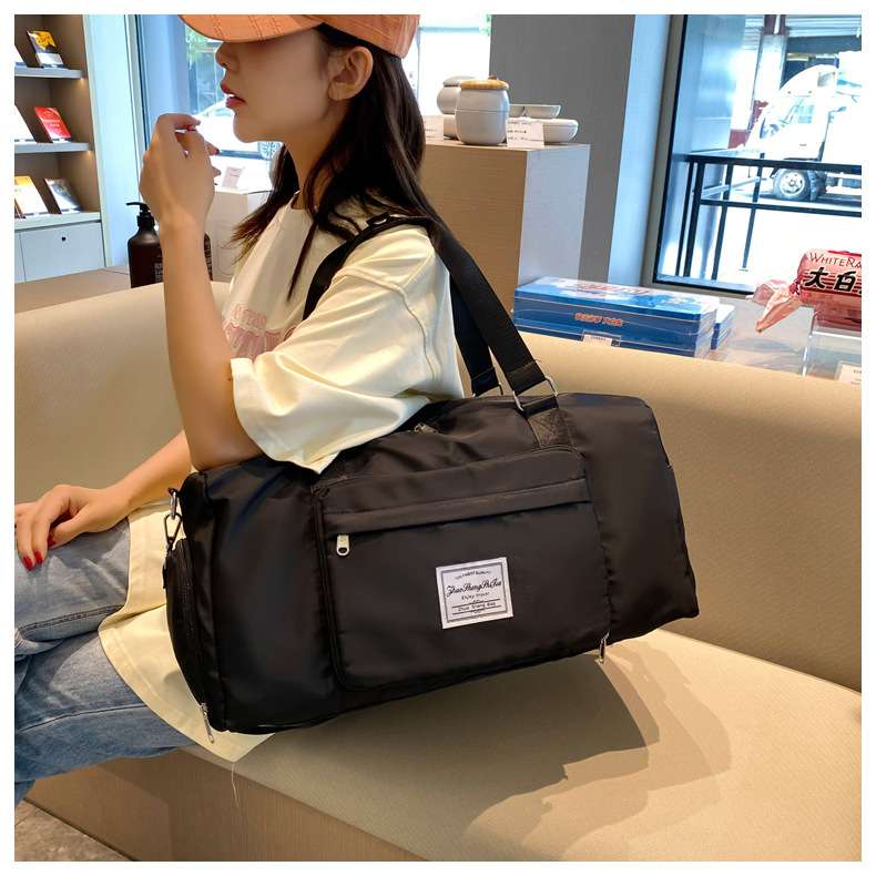 多機能シューズ収納付き旅行ボストンバッグ 30L