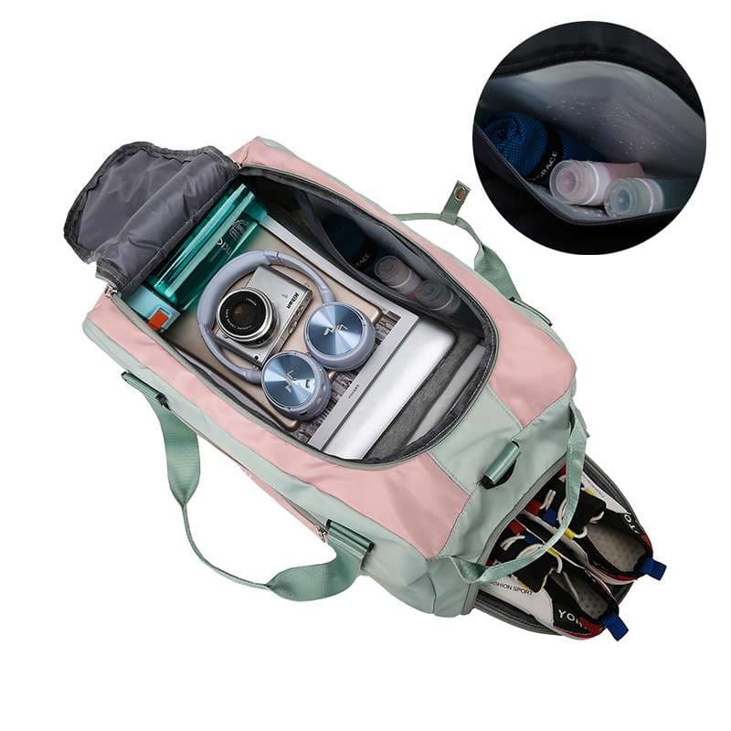 ボストンバッグ 多機能スポーツバッグ 旅行用 リュックにもなる2WAY 35L