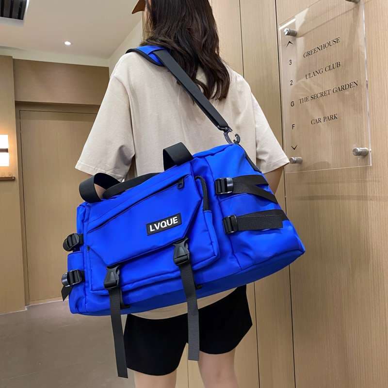 ボストンバッグ 多機能ストラップ付き学生旅行バッグ 30L
