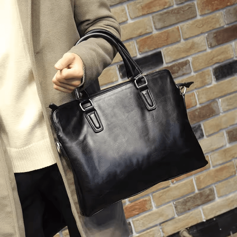 ボストンバッグ 上質レザー ビジネストートバッグ