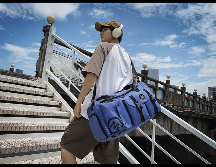 ボストンバッグ 多機能ポケット付き旅行バッグ 40L