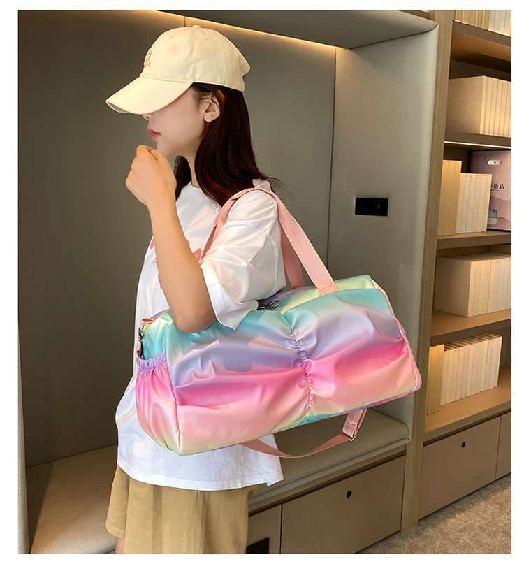 虹色パステル ボストンバッグ 25L