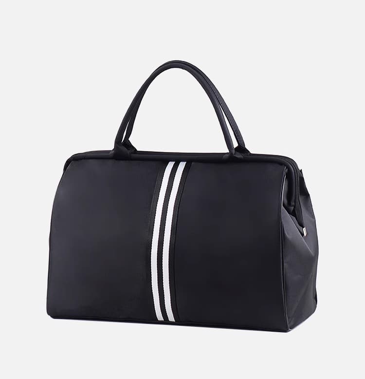 スタイリッシュ ストライプ ボストンバッグ 25L 35L