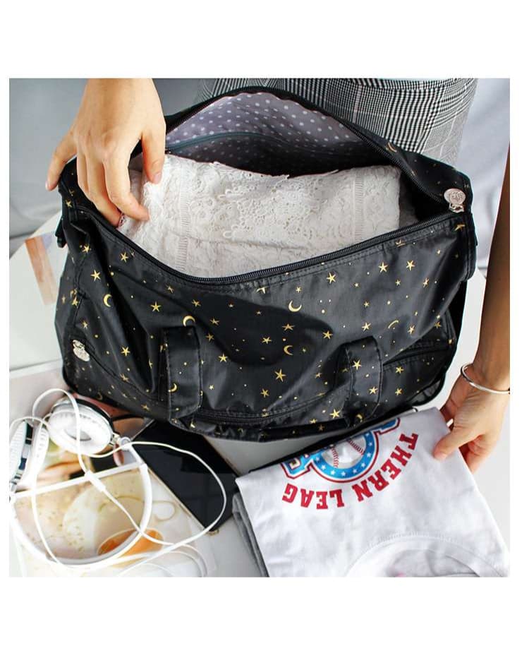 星柄トラベルボストンバッグ 25L 40L