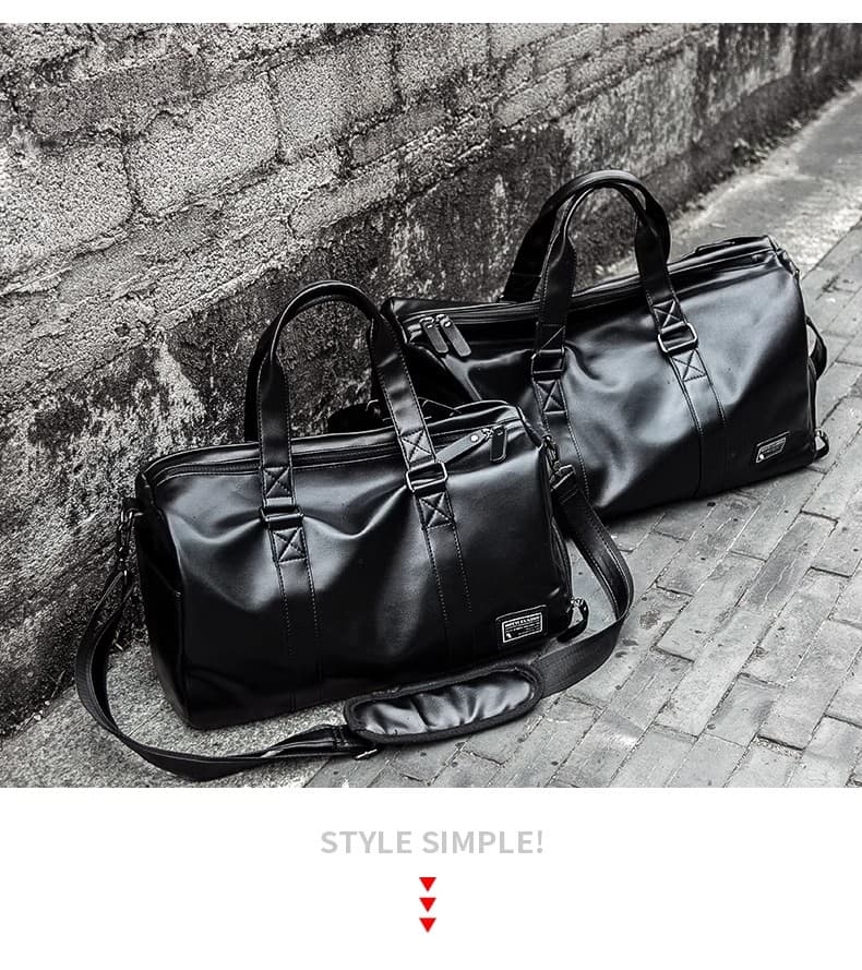 高級PVC防水ボストンバッグ 大容量トラベルバッグ 20L 30L