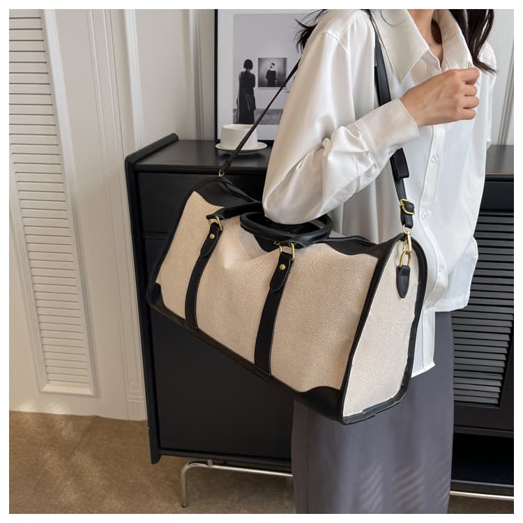 2トーンキャンバスボストンバッグ 5L 20L