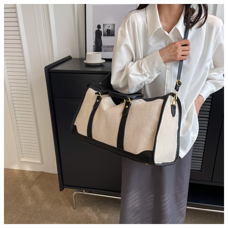 2トーンキャンバスボストンバッグ 5L 20L