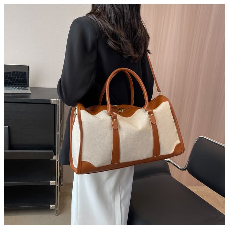 2トーンキャンバスボストンバッグ 5L 20L