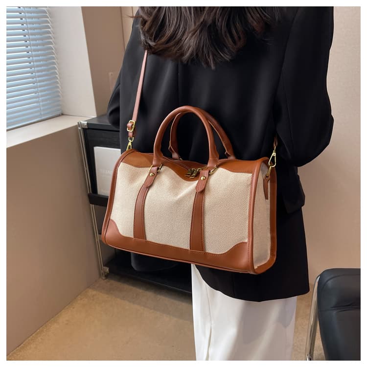2トーンキャンバスボストンバッグ 5L 20L