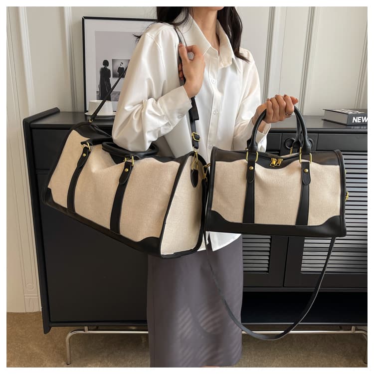 2トーンキャンバスボストンバッグ 5L 20L