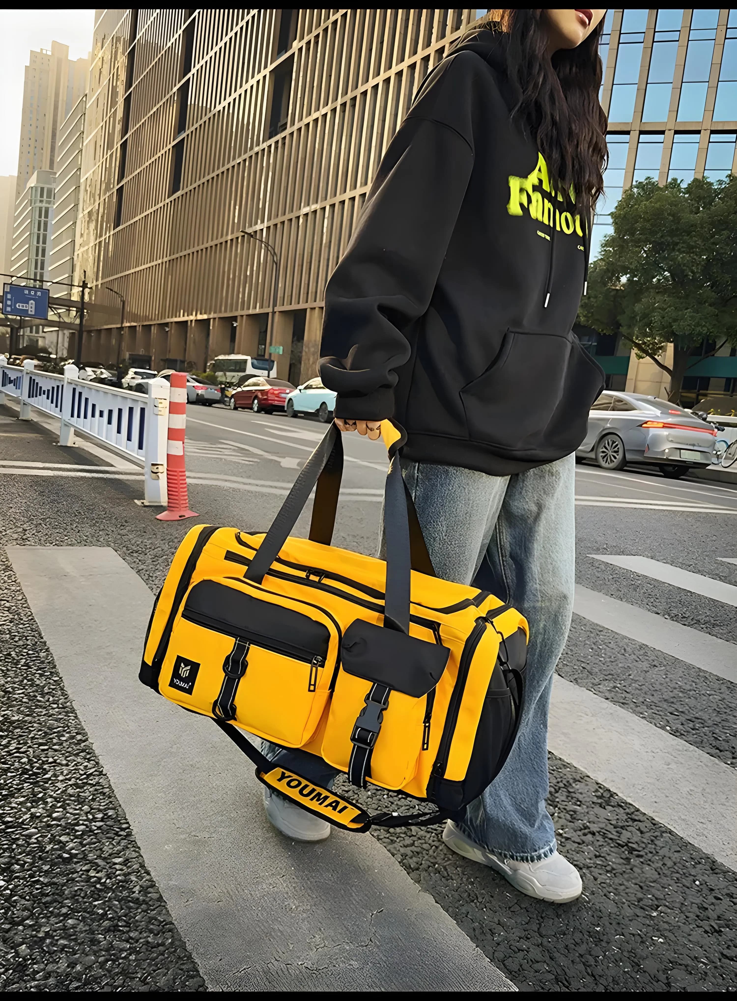 多機能トラベルボストンバッグ 35L