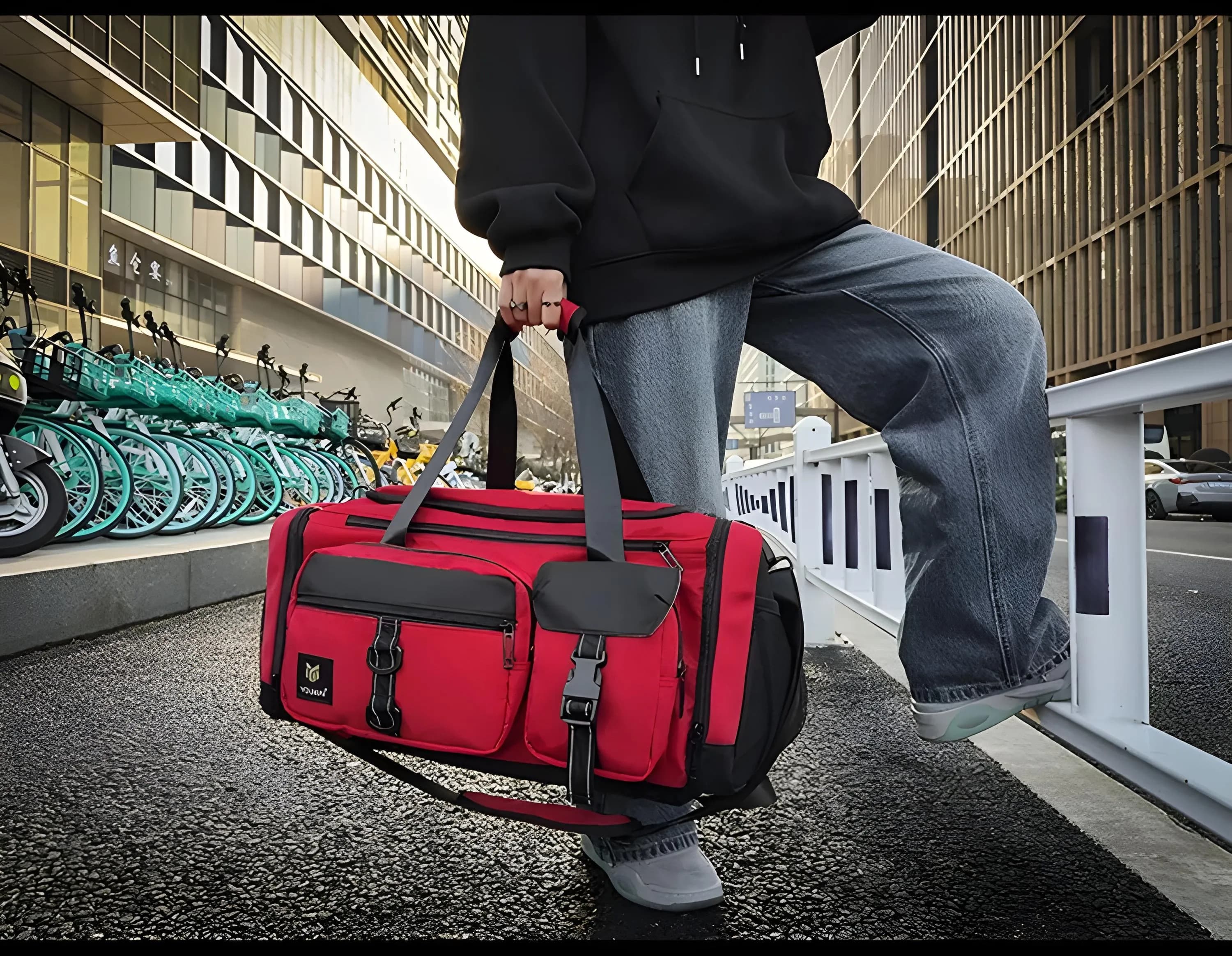 多機能トラベルボストンバッグ 35L