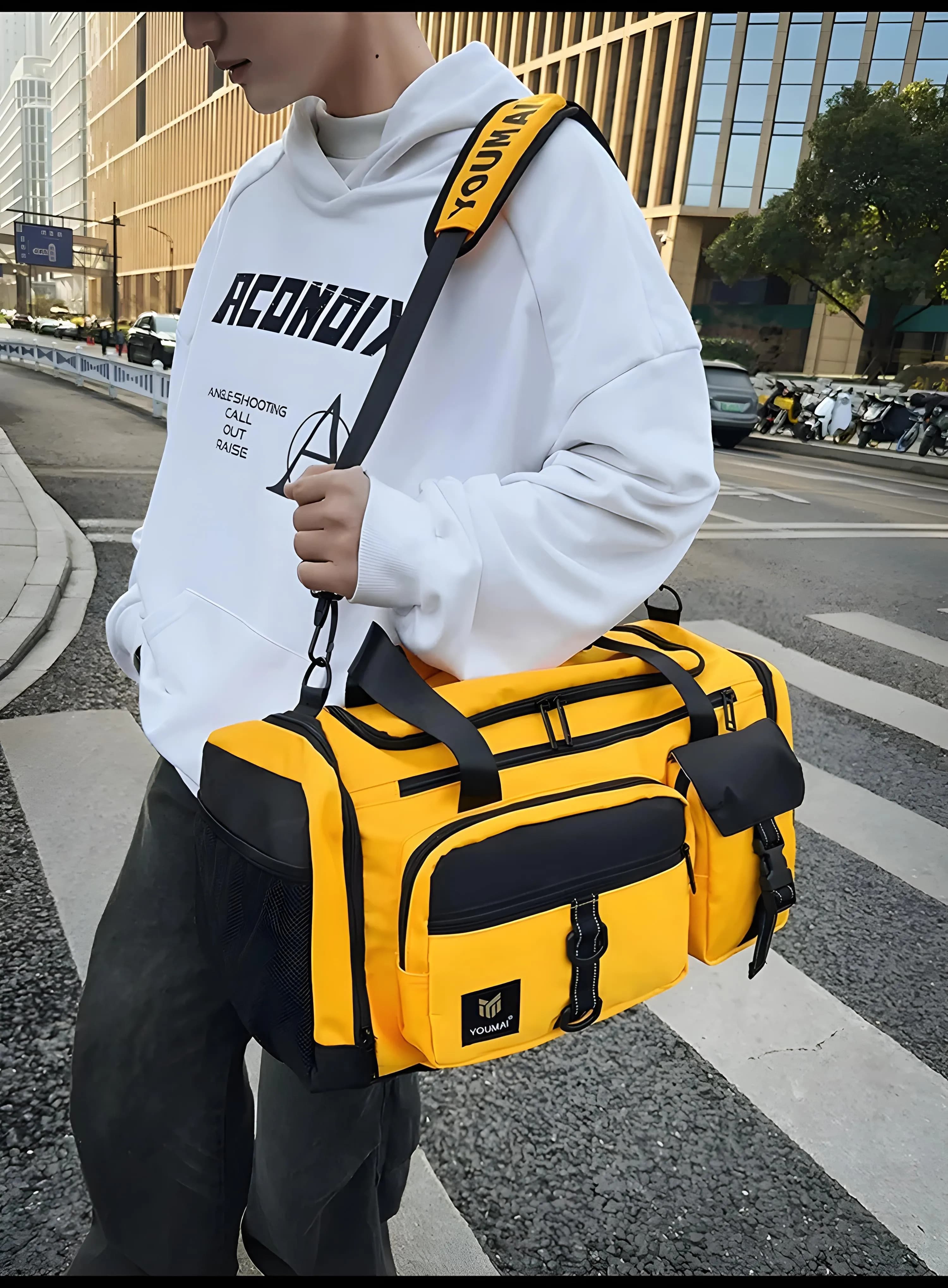 多機能トラベルボストンバッグ 35L