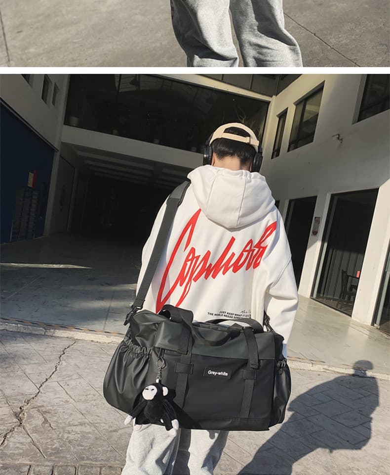 スタイリッシュ大容量ボストンバッグ 30L