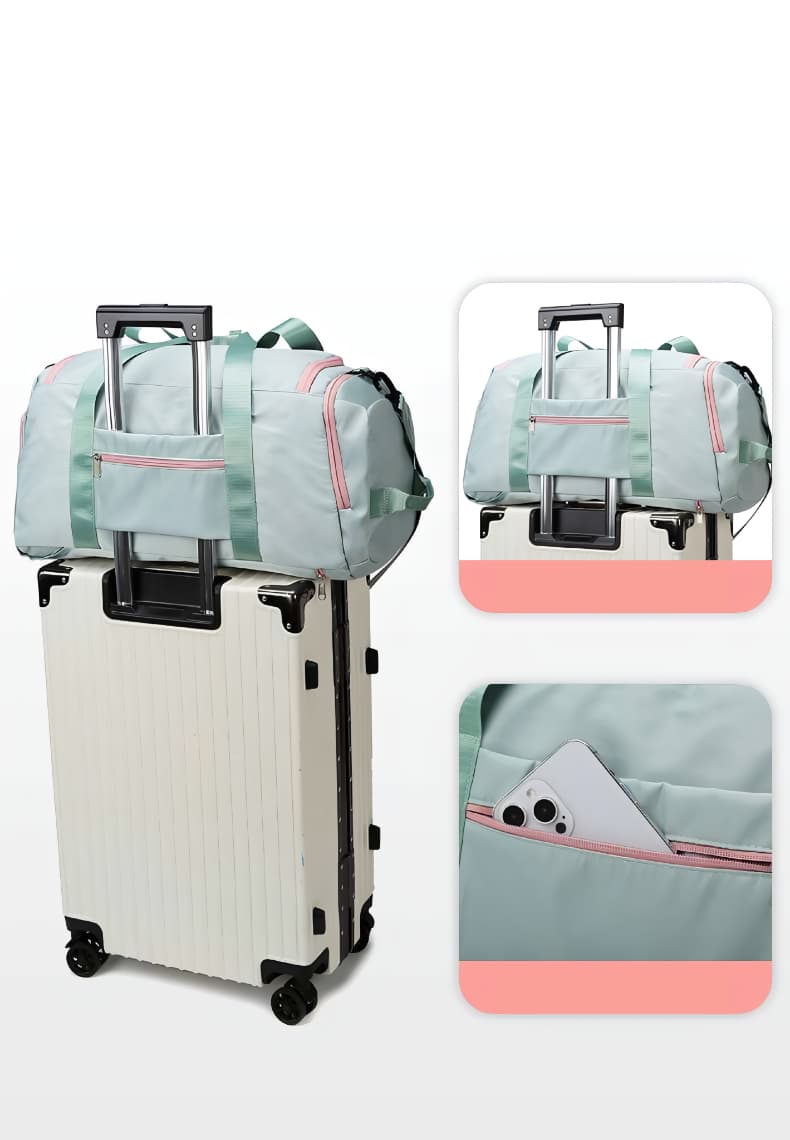 軽量多機能ボストンバッグ 旅行用 45L