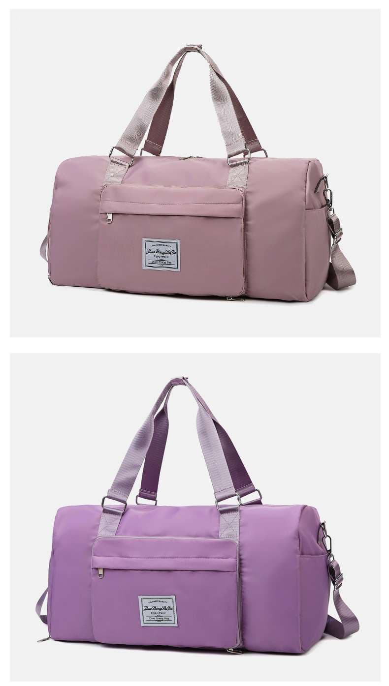 多機能シューズ収納付き旅行ボストンバッグ 30L