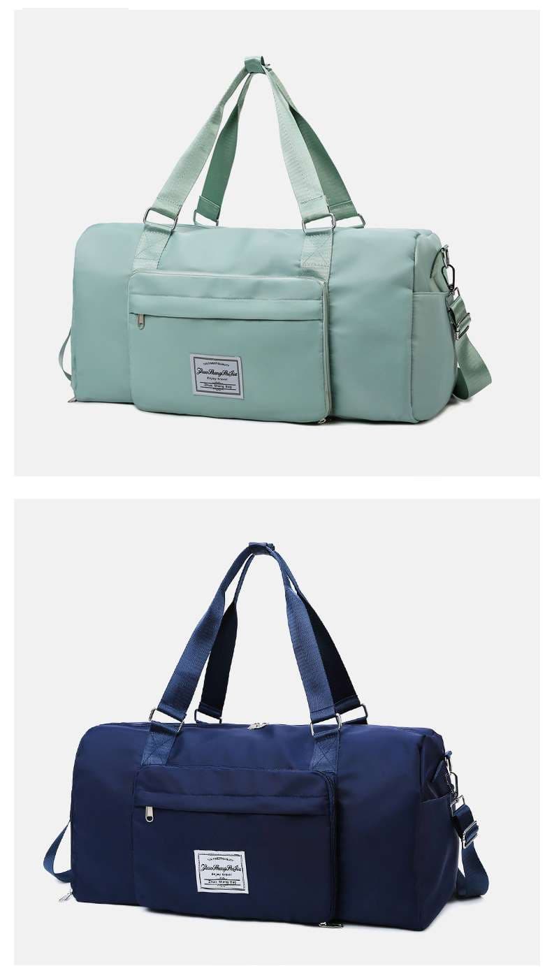 多機能シューズ収納付き旅行ボストンバッグ 30L