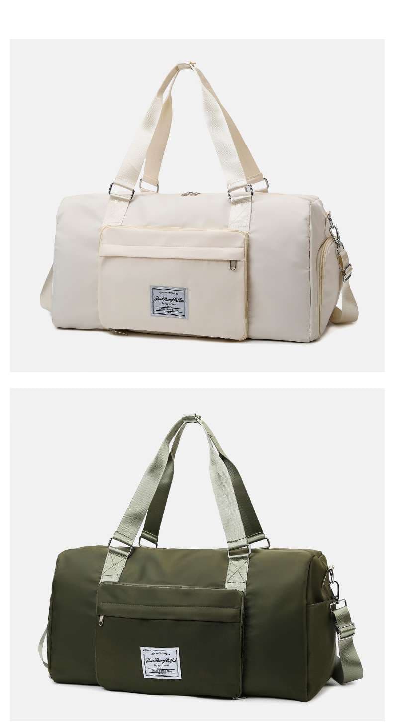 多機能シューズ収納付き旅行ボストンバッグ 30L