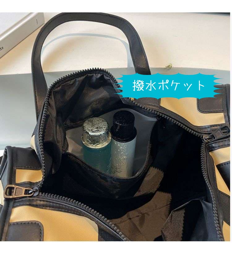 洗練デザインの大容量ボストンバッグ 20L