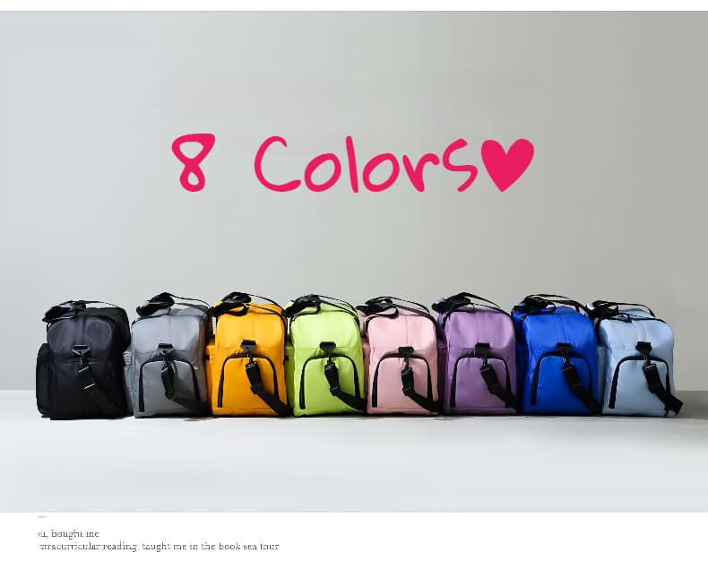 多機能ポケット付き旅行用ボストンバッグ 30L