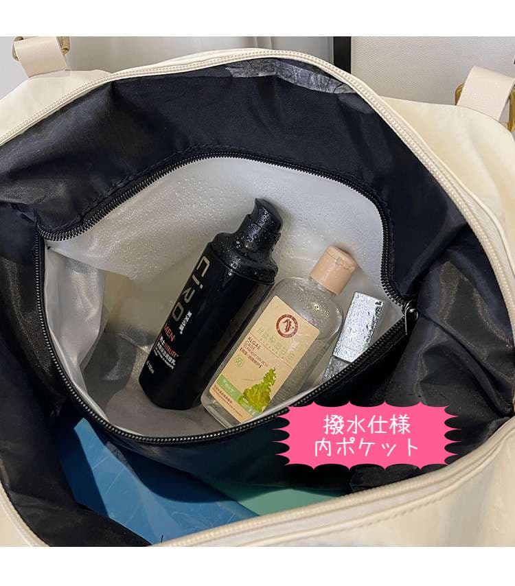 大容量ソフトレザー旅行用ボストンバッグ 20L