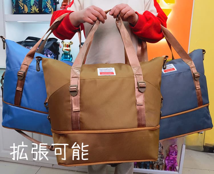 軽量大容量 ボストンバッグ 拡張可能 40L