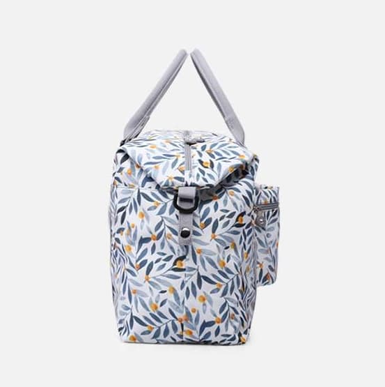 花柄デザイン大容量トラベルボストンバッグ 20L 35L