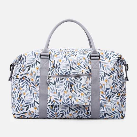花柄デザイン大容量トラベルボストンバッグ 20L 35L