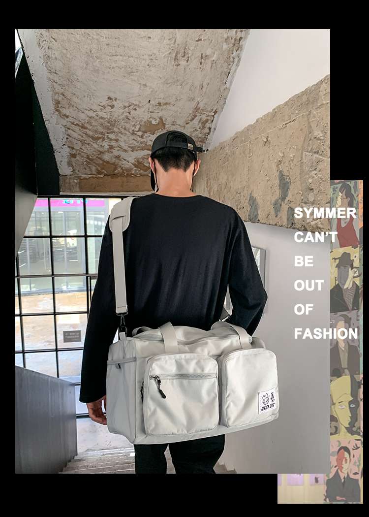 スタイリッシュ旅行ボストンバッグ 25L