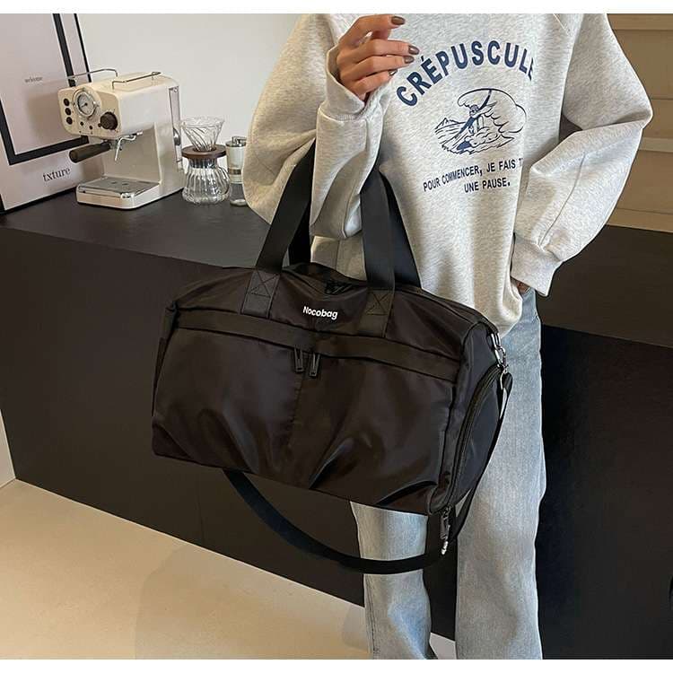 大容量マルチポケット旅行ボストンバッグ 25L