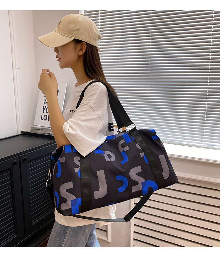 アルファベットデザイン スポーティボストンバッグ 30L